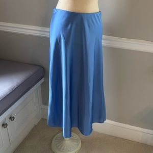 NWT Gwyneth Slip Skirt Light Blue